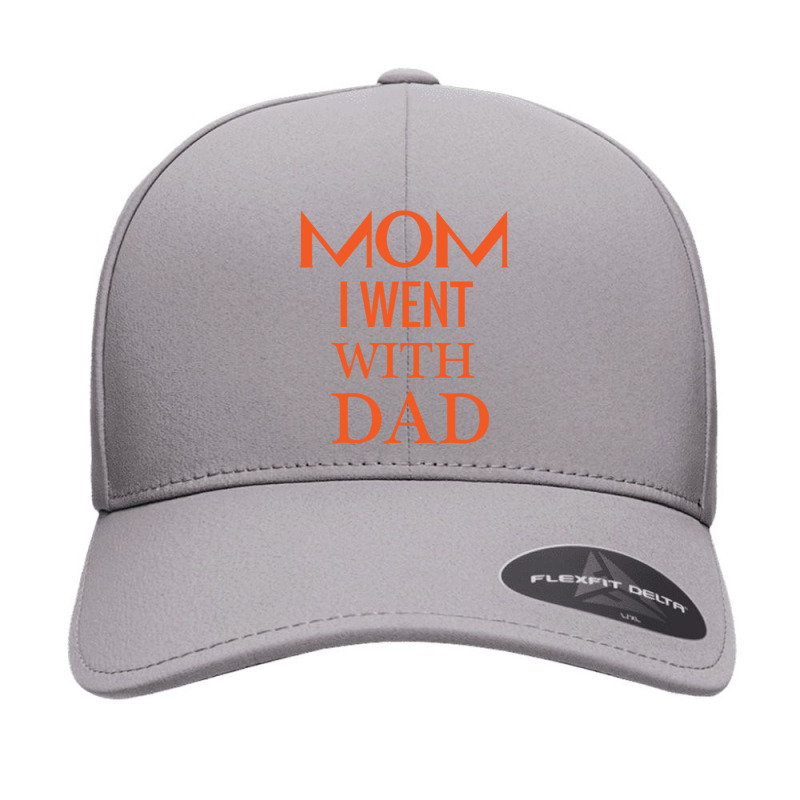 Mom I Went With Dad.mom To Bruh Seamless Cap by MOSESWOODS | Artistshot