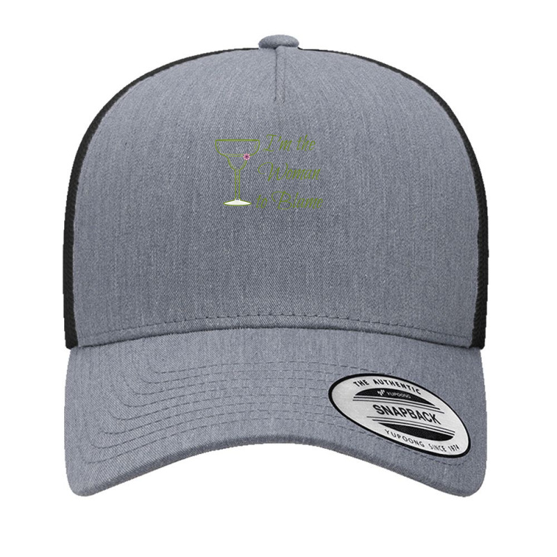 Woman To Blame Yupoong Trucker Cap by DebraAnderson | Artistshot