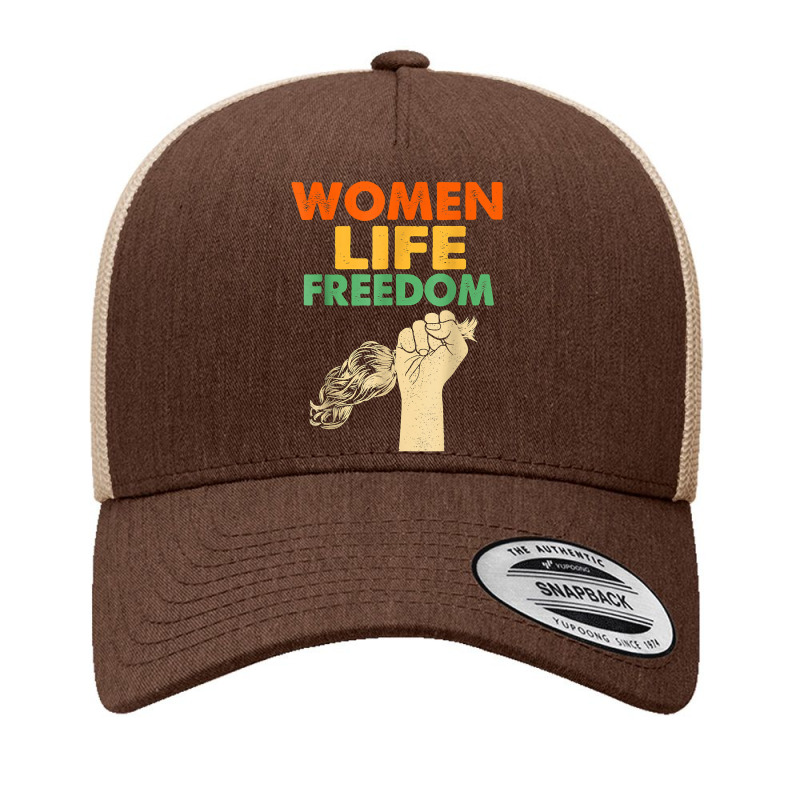 Women Life Freedom Iran Feminist Vintage T Shirt Yupoong Trucker Cap by nejnda | Artistshot