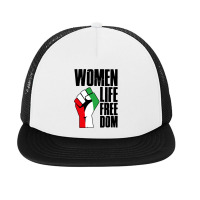 Women Life Freedom Vintage Foam Snapback Hat | Artistshot