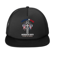 Dominican By Blood American By Birth Dominican Republic Flag T Shirt Foam Snapback Hat | Artistshot