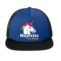 Majestic As Fuck Foam Snapback Hat | Artistshot