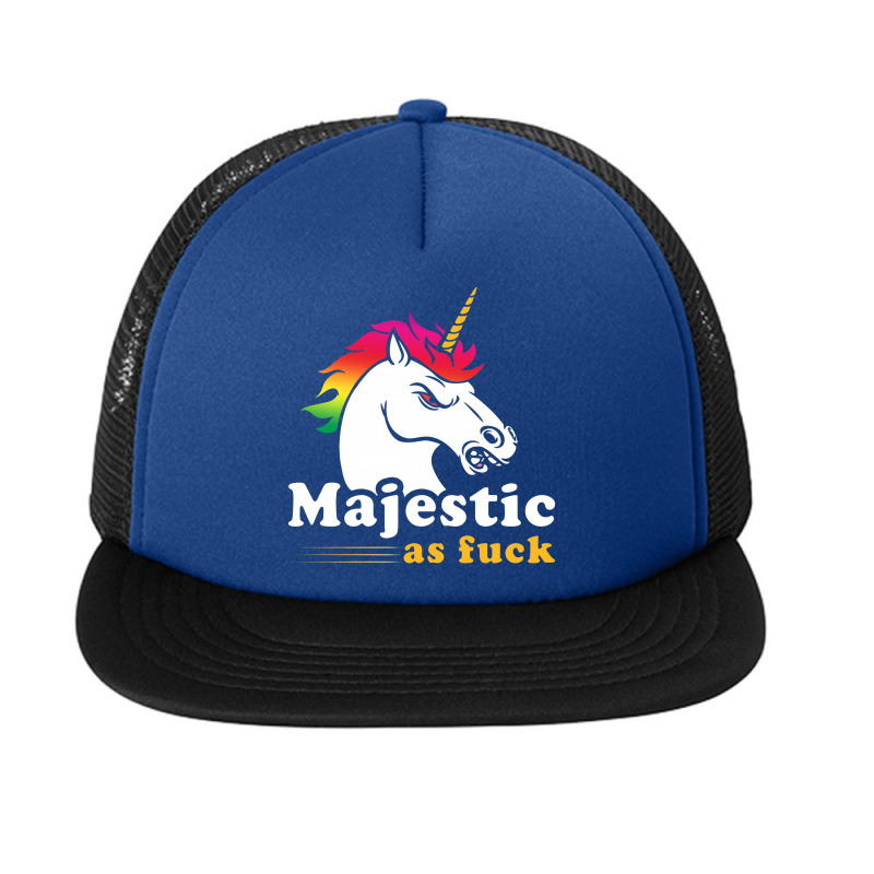 Majestic As Fuck Foam Snapback hat by sudarsoy | Artistshot