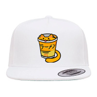 Instant Kitty 5 Panel Snapback Cap | Artistshot