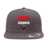 Funny Car Guy Gift Shift Happens Manual Transmission Vintage Pullover 5 Panel Snapback Cap | Artistshot