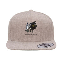 Keyboard Playing Seabird That Sings 5 Panel Snapback Cap | Artistshot