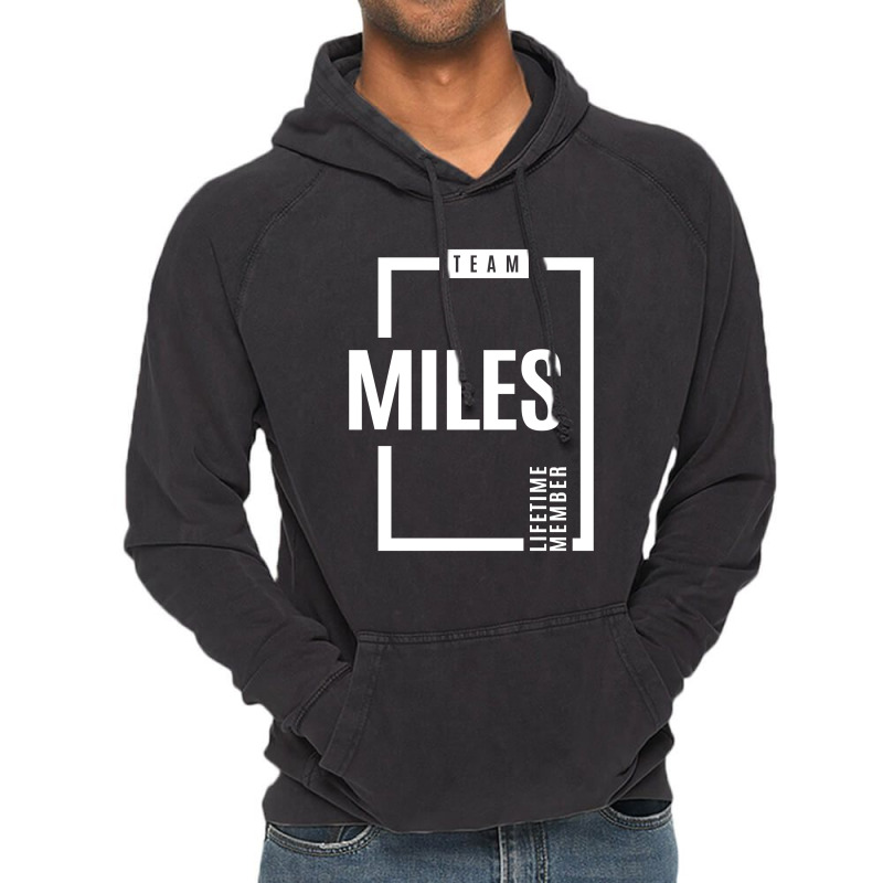 Miles Personalized Name Birthday Gift Vintage Hoodie by cidolopez | Artistshot