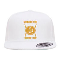 Mechanic Life Pain Is Real Scars Earned 5 Panel Snapback Cap | Artistshot