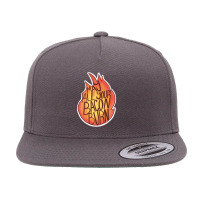 Calcifer Quote 5 Panel Snapback Cap | Artistshot