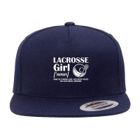 Lacrosse Quote Definition Woman Girl 5 Panel Snapback Cap | Artistshot