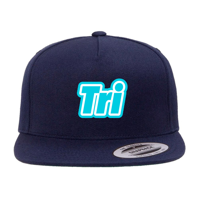 Triathlon 5 panel snapback cap by KENNETHPCLING | Artistshot