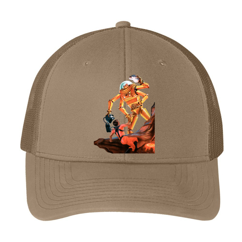 Robot Cyberpunk Retro Extraterrestrial Space Astronaut Volcanic Lava F Pa Trucker Cap by CameronAlvarado | Artistshot