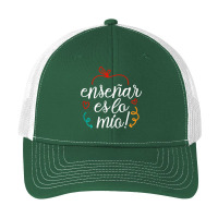 Womens Ensenar Es Lo Mio Playera Bilingual Spanish Teacher Pa Trucker Cap | Artistshot