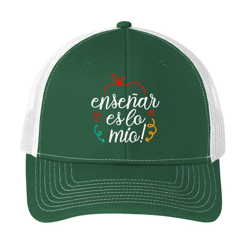 Womens Ensenar Es Lo Mio Playera Bilingual Spanish Teacher Pa Trucker Cap by liqualyfu | Artistshot