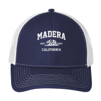 Madera California Ca Vintage State Athletic Style T Shirt Pa Trucker Cap | Artistshot