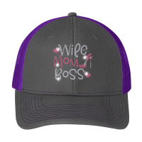 Wife Mom Boss Bling Rhinestone Funny Birthday Party Gift T Shirt Pa Trucker Cap | Artistshot