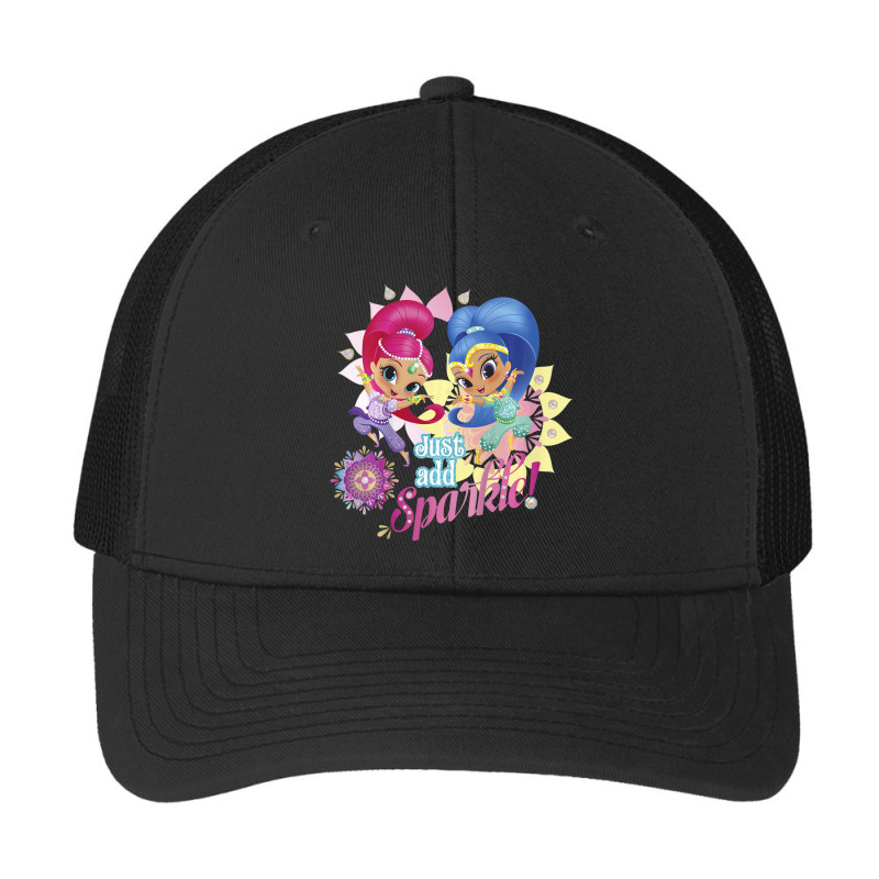 Kids Shimmer And Shine Just Add Sparkle Dancing Portrait Pa Trucker Cap | Artistshot