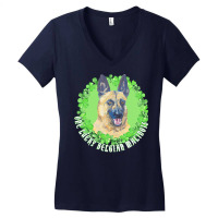 St Patricks Day Gift T  Shirt One Lucky Belgian Malinois Funny St. Pat Women's V-neck T-shirt | Artistshot