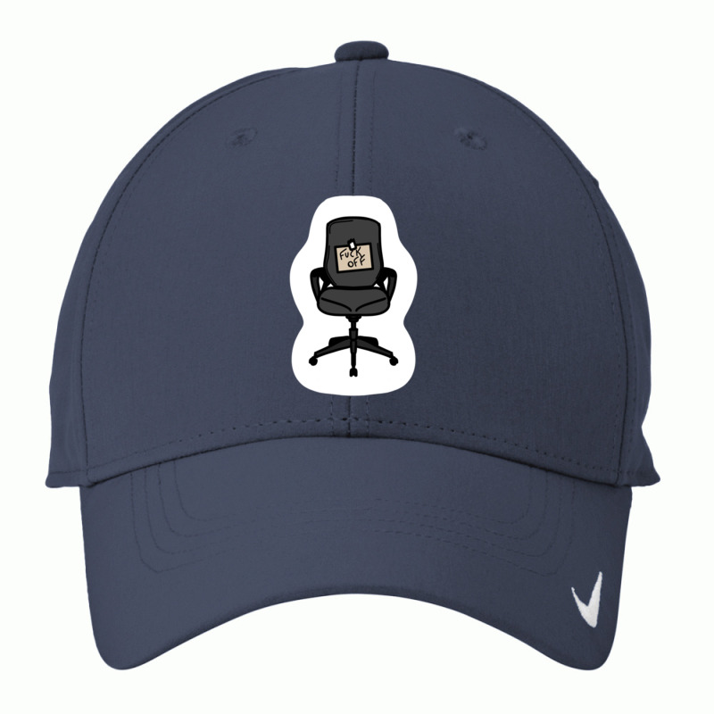 Fuck Off Chair Nike Dri-FIT Cap by DEMARCOBLACK | Artistshot