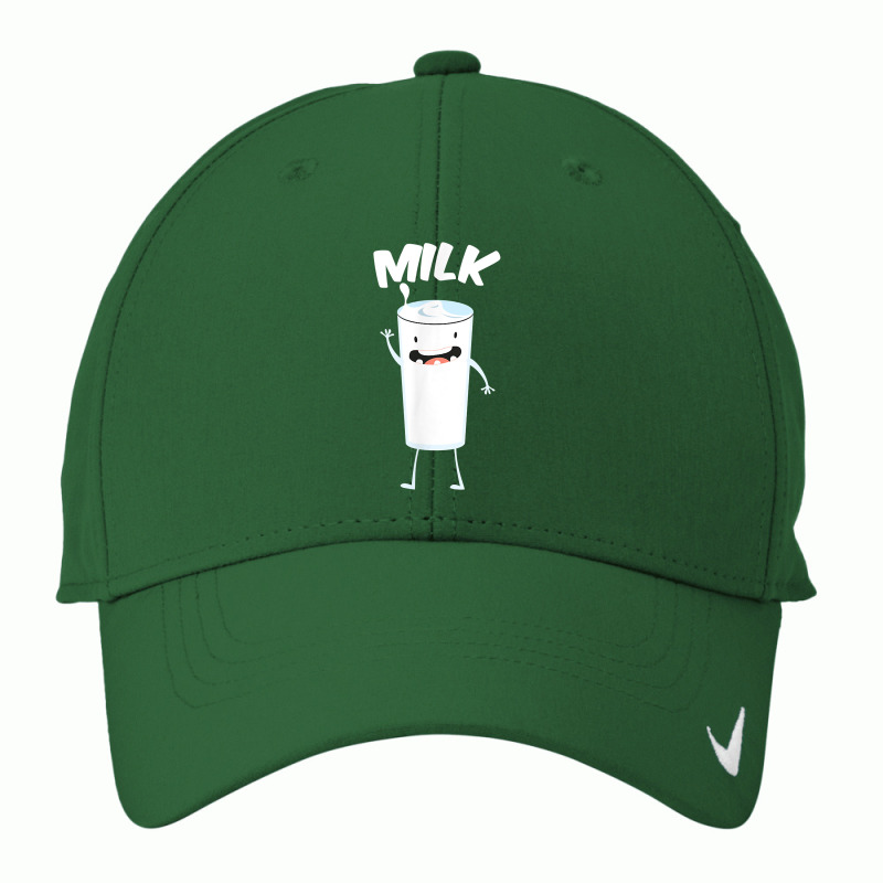 Milk Glass Halloween Costume Smiling Pun Funny Gift T Shirt Nike Dri-FIT Cap by fashyshaevozho | Artistshot