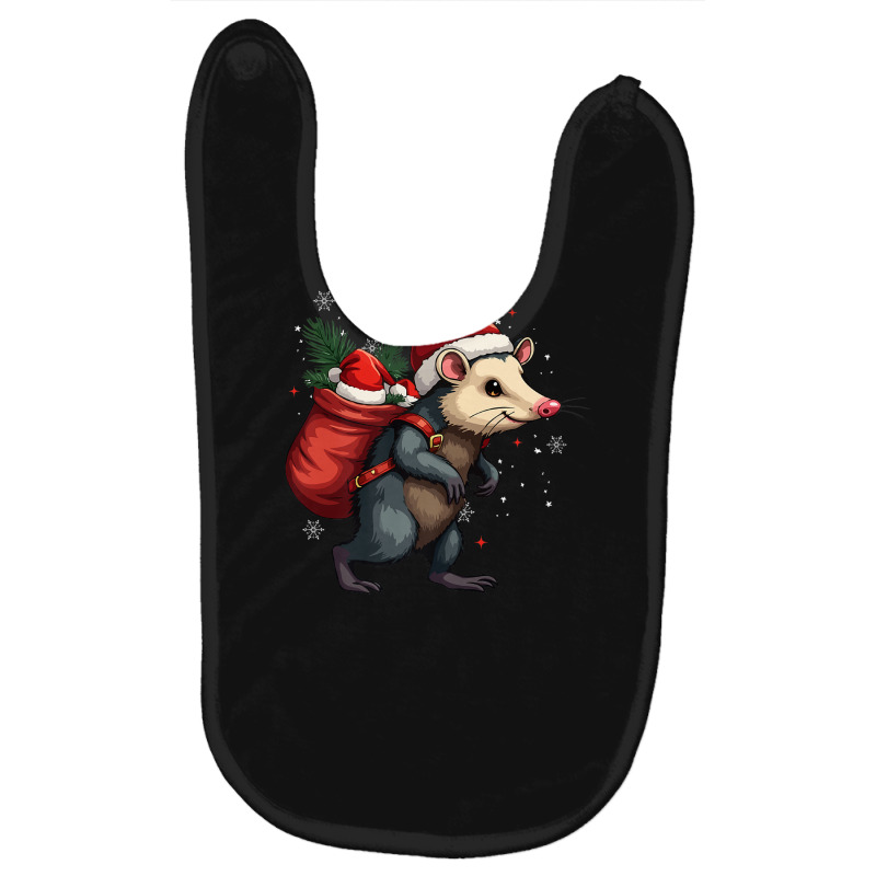 Funny Possum Xmas Christmas Baby Bibs by ERNESTO GUANCIA | Artistshot