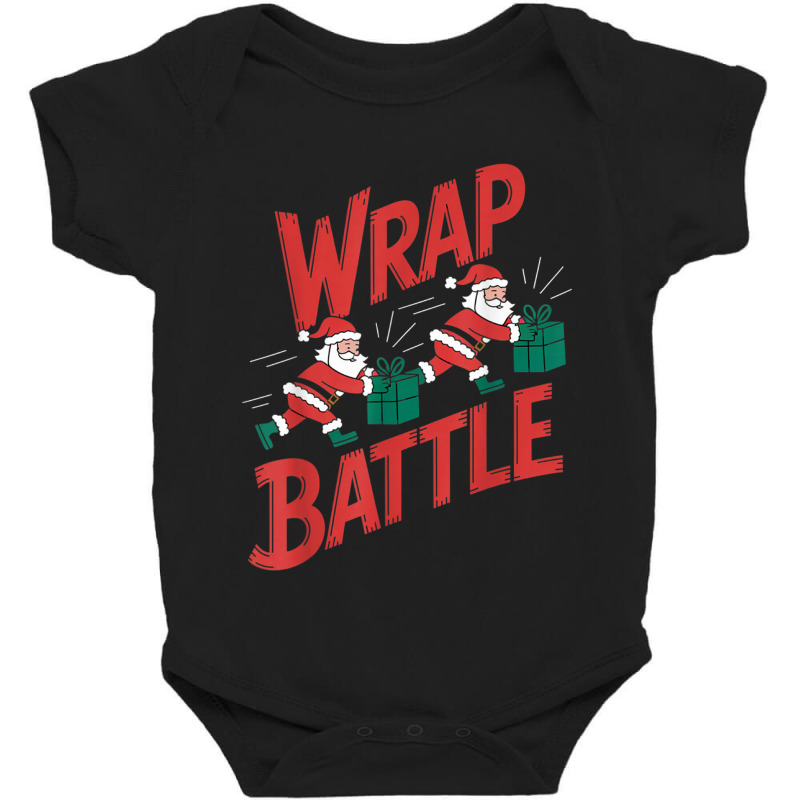 Wrap Battle Funny Santa Christmas Baby Bodysuit by ERNESTO GUANCIA | Artistshot