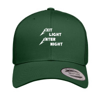 Exit Night Enter Light Heavy Metal Design Retro Trucker Cap | Artistshot