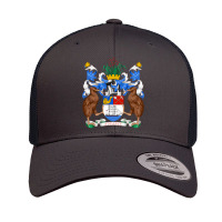 Coat Of Arms Of Auckland City New Zealand Retro Trucker Cap | Artistshot