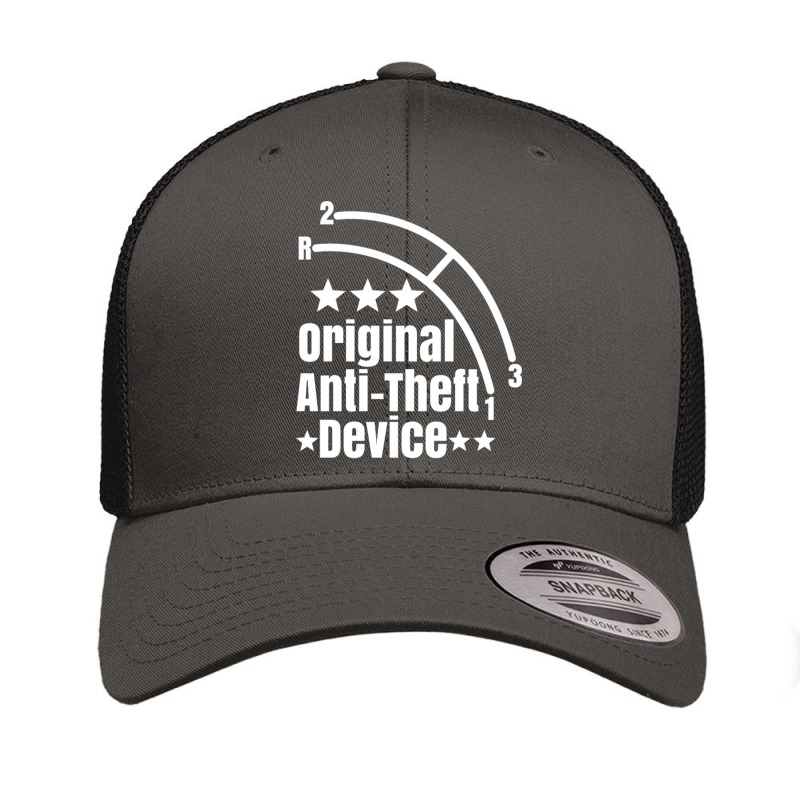 Funny Anti Theft Car Truck Manual Column Shift Three Speed Gift Retro Trucker Cap by MernaPutney | Artistshot