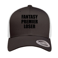 Fantasy Premier Loser Black Fpl Design Classic Retro Trucker Cap | Artistshot