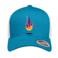 Cute Little Calcifer Fire Art Retro Trucker Cap | Artistshot