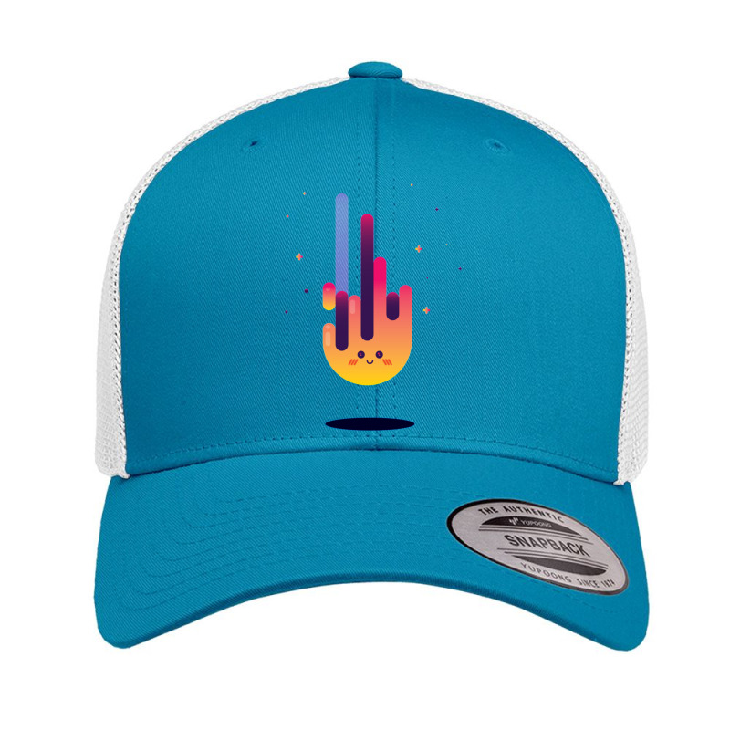 Cute Little Calcifer Fire Art Retro Trucker Cap by JOHNCOLLIER | Artistshot