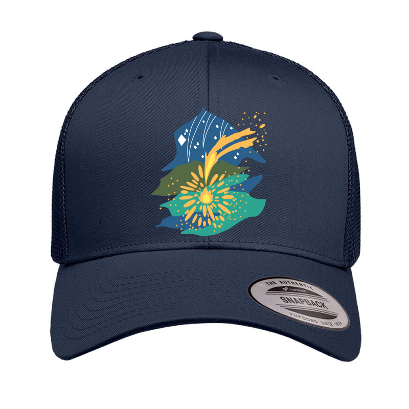 Comet Calcifer Retro Trucker Cap by JOHNCOLLIER | Artistshot