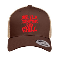 Serial Killer Documentaries And Chill Halloween Retro Trucker Cap | Artistshot