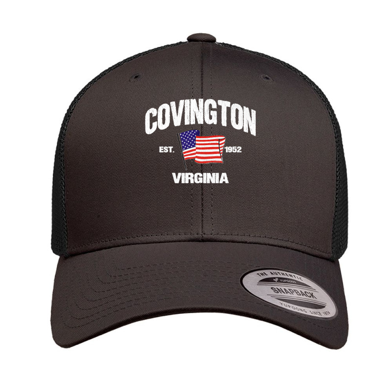 Covington Virginia Va Usa Stars & Stripes Vintage Style Premium Retro Trucker Cap by MarlonChristopherMoyer | Artistshot