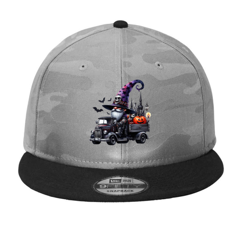 Gnome Driver Trcuck Witch Cute Camo Snapback by risedesignid | Artistshot