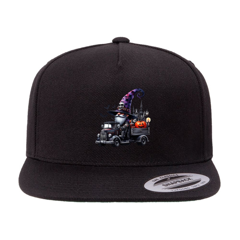 Gnome Driver Trcuck Witch Cute 5 panel snapback cap by risedesignid | Artistshot