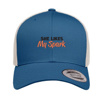 She Likes My Spark Premium Scoop Retro Trucker Cap | Artistshot