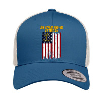 Uss Affray Mso 511 Minesweeper Warship Veterans Day Retro Trucker Cap | Artistshot