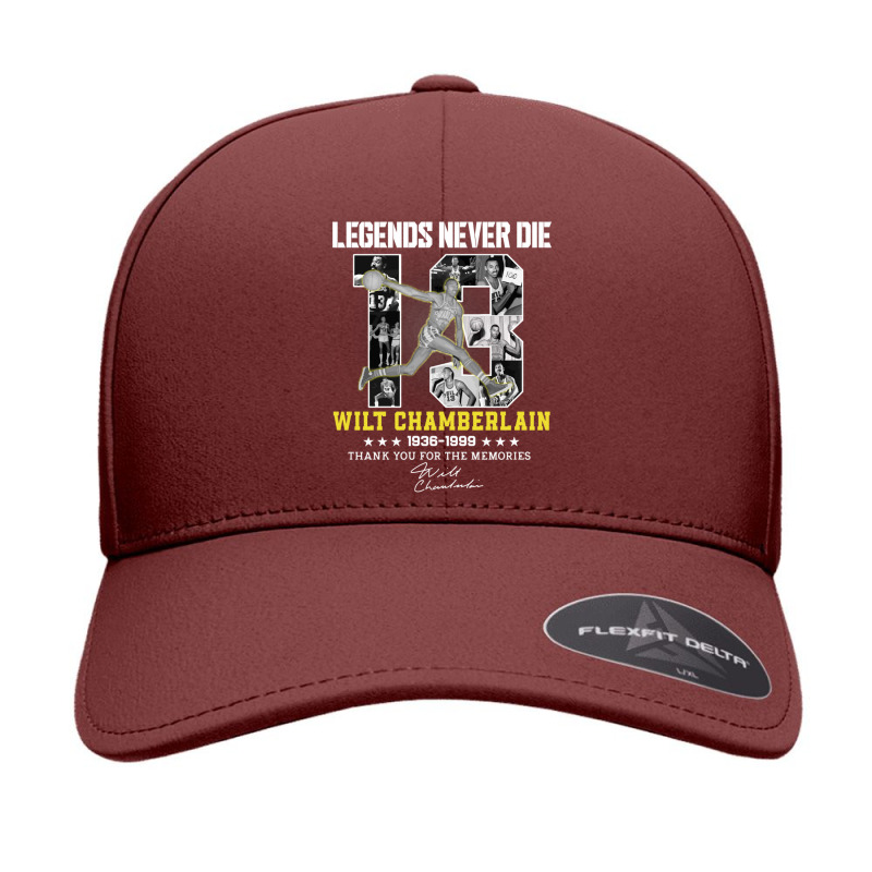 Wilt Chamberlain Basketball Legends Seamless Cap by cm-arts | Artistshot