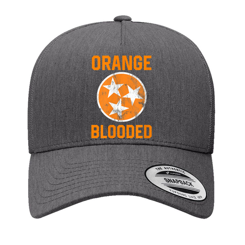 Tennessee Fan Orange Blooded Vol Sports Fan State Flag Tn T Shirt Yupoong Trucker Cap by cm-arts | Artistshot