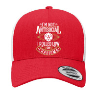 Not Antisocial, Rolled Low Charisma Funny Rpg Loves Dragons Yupoong Trucker Cap | Artistshot