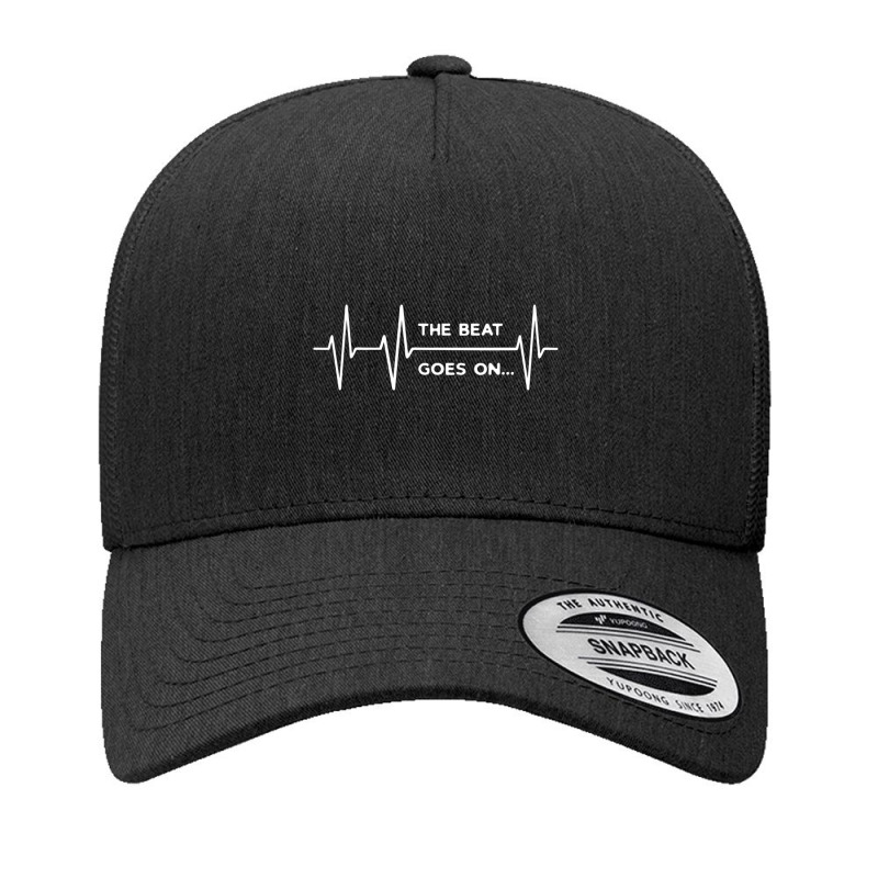 The Beat Goes On..heartbeat Rehab After Surgery Heart Op Yupoong Trucker Cap by cm-arts | Artistshot