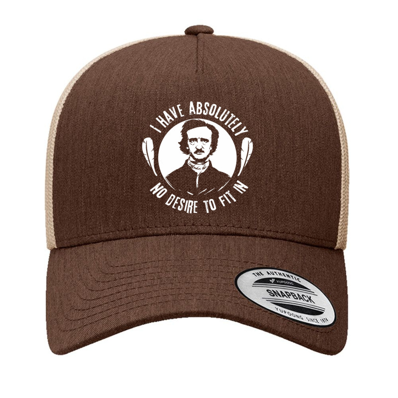 Edgar Allan Poe Quotes Yupoong Trucker Cap by cm-arts | Artistshot