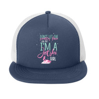 I'm A Jet Ski Girl Saying Racing Foam Snapback Hat | Artistshot