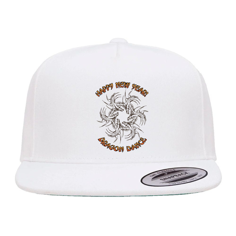 Dragon Dance Friend 5 panel snapback cap by GemmaBird | Artistshot