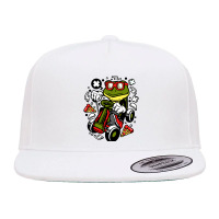 Frog Gokart Racer 5 Panel Snapback Cap | Artistshot