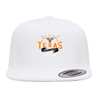 Vintage Classic Style Texas Lone Star Longhorn Design 5 Panel Snapback Cap | Artistshot