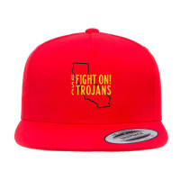 Usc Womens Fight On! Trojans California Overlay V-neck 5 Panel Snapback Cap | Artistshot