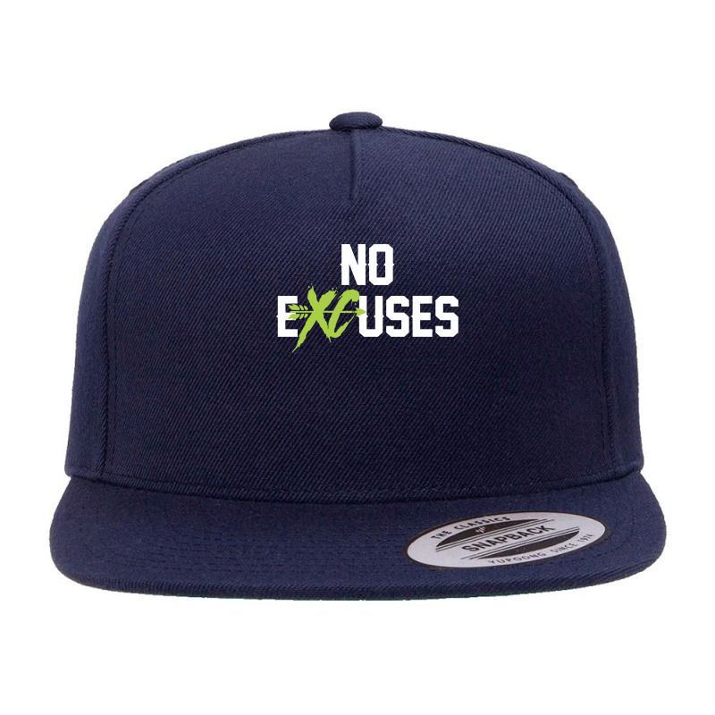 No Excuses Cross Country Track Running Jogger Funny Gift Pullover Hood 5 panel snapback cap by cm-arts | Artistshot